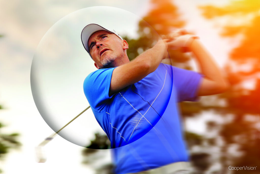 Gleitsichtlinsen beim Golf